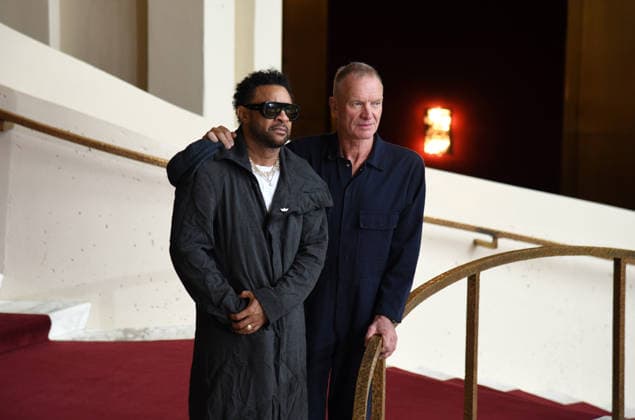 March 12, 2026, New York, Ny, United States: Sting and Shaggy meet the press ahead of their Met Opera debuts in The Last Ship . Held at Metropolitan Opera House in New York. Zuma Press March 12, 2026 New York United States - ZUMAp281 20260312_zea_p281_011 Copyright: xPhotoxImagexPressx