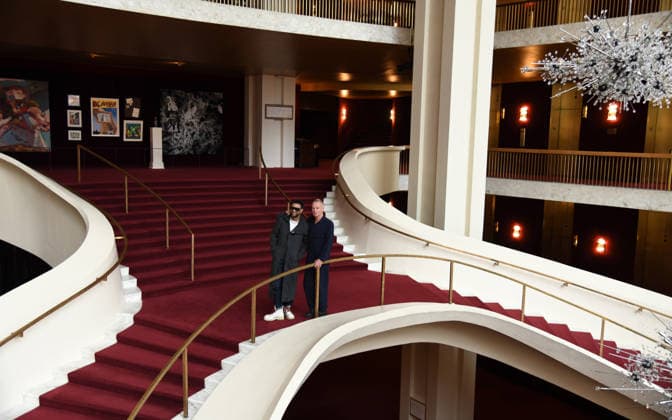 March 12, 2026, New York, Ny, United States: Sting and Shaggy meet the press ahead of their Met Opera debuts in The Last Ship . Held at Metropolitan Opera House in New York. Zuma Press March 12, 2026 New York United States - ZUMAp281 20260312_zea_p281_023 Copyright: xPhotoxImagexPressx