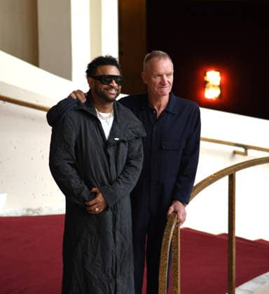 March 12, 2026, New York, Ny, United States: Sting and Shaggy meet the press ahead of their Met Opera debuts in The Last Ship . Held at Metropolitan Opera House in New York. Zuma Press March 12, 2026 New York United States - ZUMAp281 20260312_zea_p281_033 Copyright: xPhotoxImagexPressx