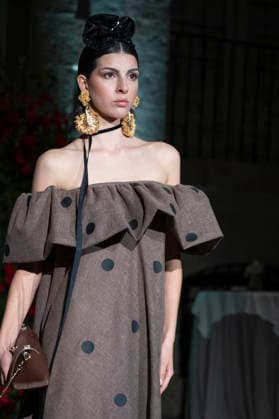 Juana Martín - MadridEsModa Fashion Week Madrid - 12 Mar 2026 A model walks the runway wearing a design by Juana Martín during the MadridEsModa Fashion Week de Madrid at the Academia San Fernando. Madrid Spain Copyright: xAtilanoxGarciax xSOPAxImagesx photos08234