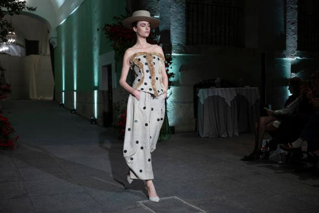Juana Martín - MadridEsModa Fashion Week Madrid - 12 Mar 2026 A model walks the runway wearing a design by Juana Martín during the MadridEsModa Fashion Week de Madrid at the Academia San Fernando. Madrid Spain Copyright: xAtilanoxGarciax xSOPAxImagesx photos08256