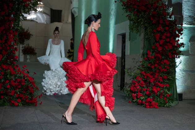 Juana Martín - MadridEsModa Fashion Week Madrid - 12 Mar 2026 A model walks the runway wearing a design by Juana Martín during the MadridEsModa Fashion Week de Madrid at the Academia San Fernando. Madrid Spain Copyright: xAtilanoxGarciax xSOPAxImagesx photos08264