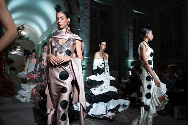 Juana Martín - MadridEsModa Fashion Week Madrid - 12 Mar 2026 A model walks the runway wearing a design by Juana Martín during the MadridEsModa Fashion Week de Madrid at the Academia San Fernando. Madrid Spain Copyright: xAtilanoxGarciax xSOPAxImagesx photos08277