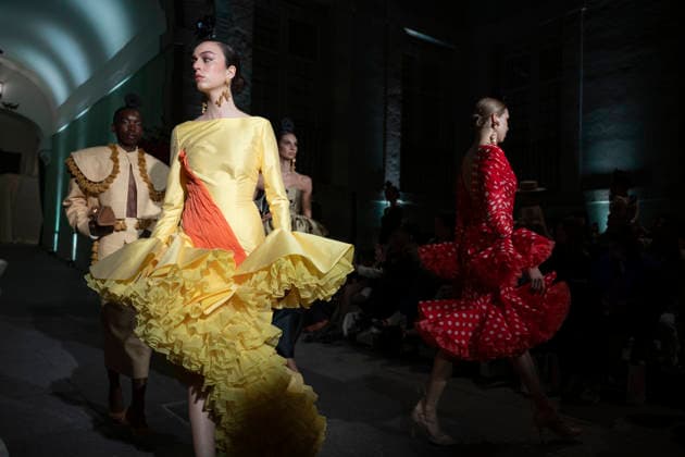 Juana Martín - MadridEsModa Fashion Week Madrid - 12 Mar 2026 A model walks the runway wearing a design by Juana Martín during the MadridEsModa Fashion Week de Madrid at the Academia San Fernando. Madrid Spain Copyright: xAtilanoxGarciax xSOPAxImagesx photos08279
