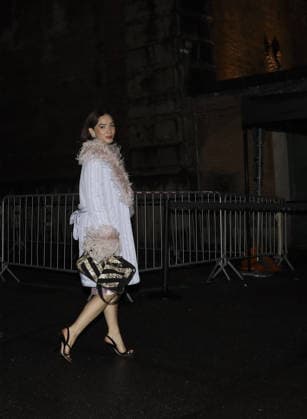 Rome, numerous guests crowded the party organized by Maison Valentino on the occasion of the Roman fashion show at the evocative Palazzo Ludovisi. In the photo: Matilda De Angelis  Copyright: xG.D ANGELOx xipa-agency.netx xx IPA_Agency_IPA72793318