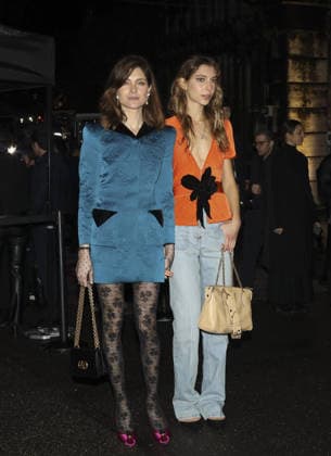 Rome, numerous guests crowded the party organized by Maison Valentino on the occasion of the Roman fashion show at the evocative Palazzo Ludovisi. In the photo: Vittoria Puccini; Elena Preziosi  Copyright: xG.D ANGELOx xipa-agency.netx xx IPA_Agency_IPA72793369