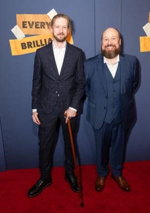 March 12, 2026, Bronx, New York, USA: Tom Gibbons and Jonny Donahoe attend opening night for Every Brilliant Thing at Hudson Theatre in New York, NY on March 12, 2026. Bronx USA - ZUMAr339 20260312_znp_r339_039 Copyright: xLevxRadinx