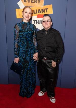 March 12, 2026, Bronx, New York, USA: Dalia Gladstone and Lea DeLaria attend opening night for Every Brilliant Thing at Hudson Theatre in New York, NY on March 12, 2026. Bronx USA - ZUMAr339 20260312_znp_r339_054 Copyright: xLevxRadinx
