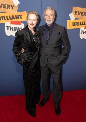 March 12, 2026, Bronx, New York, USA: Laila Robins and Robert Cuccioli attend opening night for Every Brilliant Thing at Hudson Theatre in New York, NY on March 12, 2026. Bronx USA - ZUMAr339 20260312_znp_r339_056 Copyright: xLevxRadinx