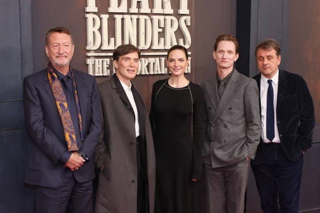 12.03.2026 , Steven Knight, Cillian Murphy, Rebecca Ferguson, Tom Harper und Guy Heeley zur Premiere von Peaky Blinders Ð The Immortal Man, Kino International, Berlin, Berlin Deutschland, Germany