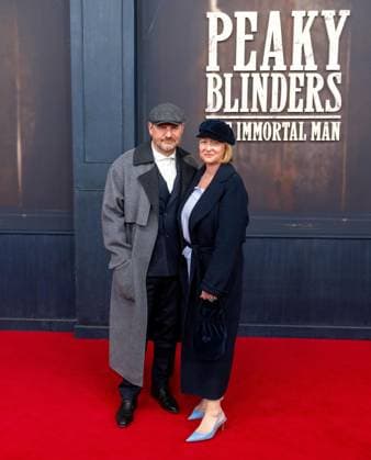 Kino, Filmpremiere von Peaky Blinders, The Immortal Man im Kino International in Berlin, im Bild v. l. Trainer Steffen Baumgart (1. FC Union Berlin) und Frau Katja, 12.03. 2026, Copyright: xMatthiasxKochx