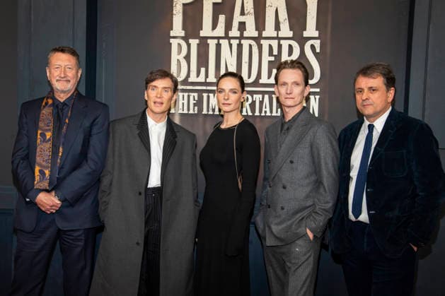 abb Steven Knight, Cillian Murphy, Rebecca Ferguson, Tom Harper und Guy Heeley zu Gast auf dem roten Teppich bei der Netflix Film Premiere von PEAKY BLINDERS THE IMMORTAL MAN im Kino International Berlin am Donnerstag 12.03.2026 in Berlin Berlin Deutschland