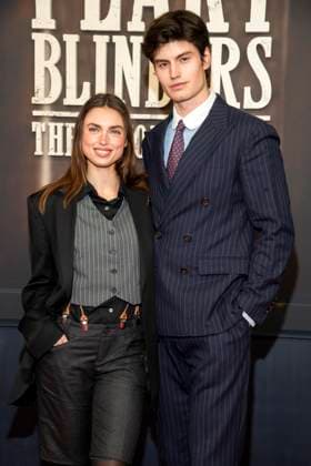 abb Charleen Weiss und Moritz Hau zu Gast auf dem roten Teppich bei der Netflix Film Premiere von PEAKY BLINDERS THE IMMORTAL MAN im Kino International Berlin ,Berlin den 12.03.2026 Berlin Deutschland