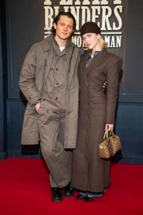 abb Fabian Reese und Johanna Gruenewald Hertha BSC Fussballer zu Gast auf dem roten Teppich bei der Netflix Film Premiere von PEAKY BLINDERS THE IMMORTAL MAN im Kino International Berlin ,Berlin den 12.03.2026 Berlin Deutschland