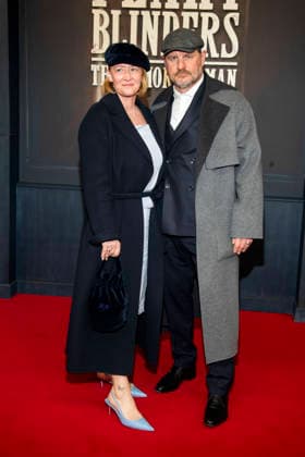 abb Steffen Baumgart mit Frau Katja Baumgart Trainer Fussballer Union Berlin zu Gast auf dem roten Teppich bei der Netflix Film Premiere von PEAKY BLINDERS THE IMMORTAL MAN im Kino International Berlin ,Berlin den 12.03.2026 Berlin Deutschland