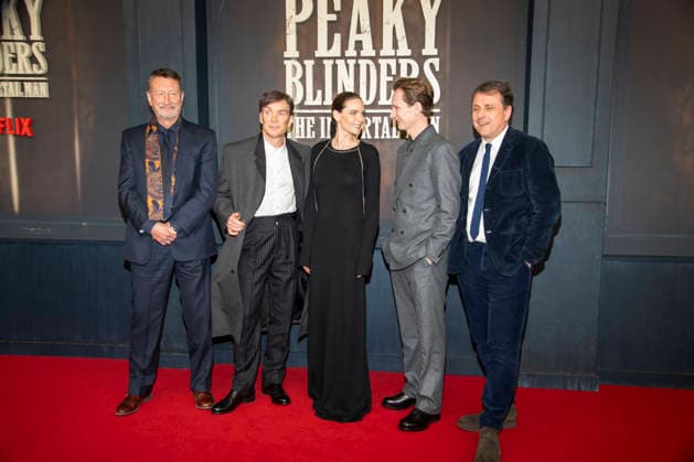 abb Steven Knight, Cillian Murphy, Rebecca Ferguson, Tom Harper und Guy Heeley zu Gast auf dem roten Teppich bei der Netflix Film Premiere von PEAKY BLINDERS THE IMMORTAL MAN im Kino International Berlin am Donnerstag 12.03.2026 in Berlin Berlin Deutschland
