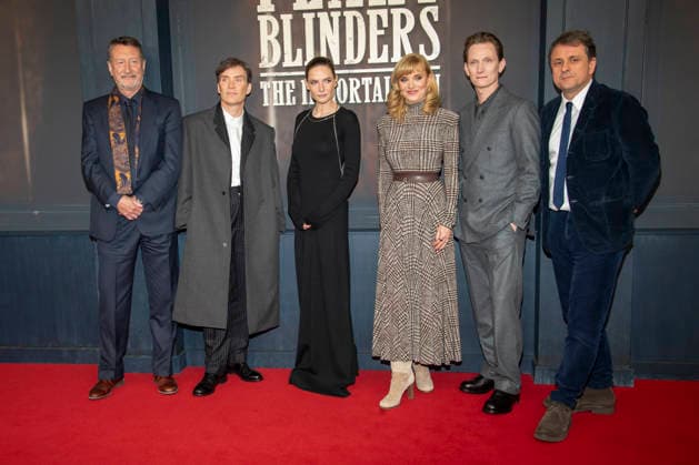 abb Steven Knight, Cillian Murphy, Rebecca Ferguson, Katja Hofem, Tom Harper und Guy Heeley zu Gast auf dem roten Teppich bei der Netflix Film Premiere von PEAKY BLINDERS THE IMMORTAL MAN im Kino International Berlin am Donnerstag 12.03.2026 in Berlin Berlin Deutschland