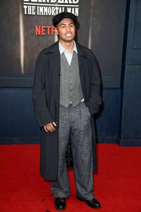 Carl Aurel Burggräfe bei der Premiere des Netflix-Films Peaky Blinders: The Immortal Man im Kino International. Berlin, 12.03.2026