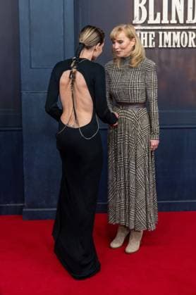 Kino, Filmpremiere von Peaky Blinders, The Immortal Man im Kino International in Berlin, im Bild, v. l. Schauspielerin Rebecca Ferguson, Katja Hofem (Vice President Content DACH für Netflix in Deutschland, Österreich und der Schweiz), 12.03. 2026, Copyright: xMatthiasxKochx