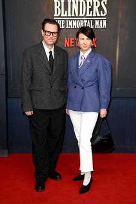 Nicolas Höfer und Balbina bei der Premiere des Netflix-Films Peaky Blinders: The Immortal Man im Kino International. Berlin, 12.03.2026