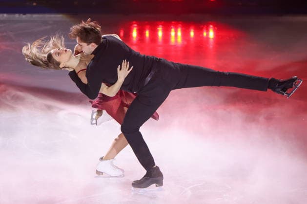 RUSSIA, ST PETERSBURG - MARCH 12, 2026: Ice dancers Vasilisa Kaganovskaia and Maxim Nekrasov perform during a concert marking Russian figure skating coach Alexei Mishin s 85th birthday at Yubileyny Sports Palace St Petersburg Russia  - ZUMAt113 20260312_zaa_t113_621 Copyright: xPeterxKovalevx