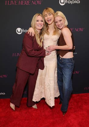 Los Angeles CA March 12 Lara Clear, Lucy FrySarah Rich at the Los Angeles Premiere Of I Live Here Now at the Aero Theatre in Santa Monica on March 3, 2026 Credit AdMedia March 3, 2026 Copyright AdMedia 454033 2026 03 12 CA Santa Monica Etats Unis  Copyright: xAdMediax STAR_454033_068