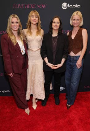 Los Angeles CA March 12 Lara Clear, Lucy Fry, Julie Pacino, Sarah Rich at the Los Angeles Premiere Of I Live Here Now at the Aero Theatre in Santa Monica on March 3, 2026 Credit AdMedia March 3, 2026 Copyright AdMedia 454033 2026 03 12 CA Santa Monica Etats Unis  Copyright: xAdMediax STAR_454033_094