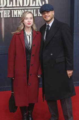 Anna Herrmann und Rurik Gislason bei der Premiere des Netlflix-Films Peaky Blinders: The Immortal Man im Kino International. Berlin, 13.03.2026