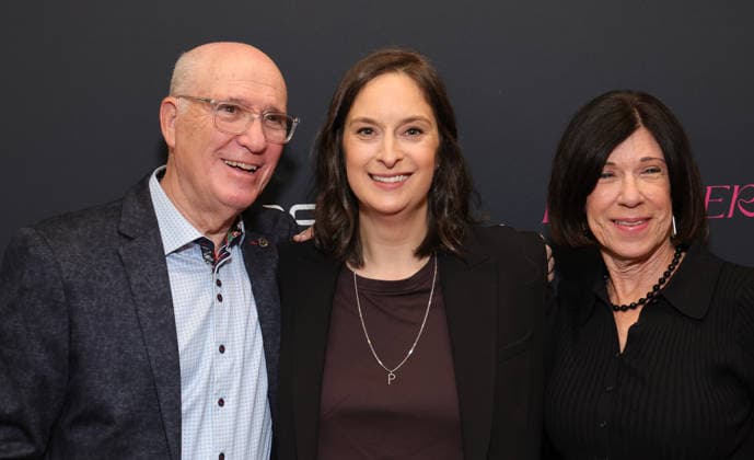 Los Angeles CA March 12 Larry Kaminski, Julie Pacino, Vicki Kaminsky at the Los Angeles Premiere Of I Live Here Now at the Aero Theatre in Santa Monica on March 3, 2026 Credit AdMedia March 3, 2026 Copyright AdMedia 454033 2026 03 12 CA Santa Monica Etats Unis  Copyright: xAdMediax STAR_454033_128