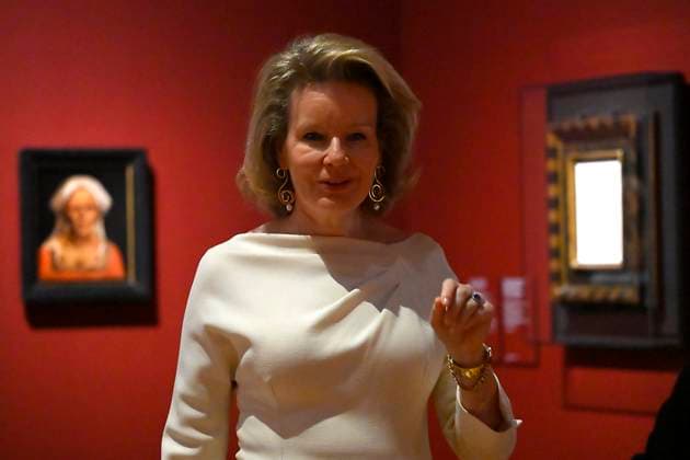 Queen Mathilde Visit The Exhibition Beauty and Ugliness BRUSSELS, BELGIUM - Queen Mathilde of Belgium visits the BOZAR exhibition Beauty and Ugliness on March 13, 2026 in Brussels, Belgium, 13 03 2026 Brussels Belgium  Copyright: xPhilipxReynaersx