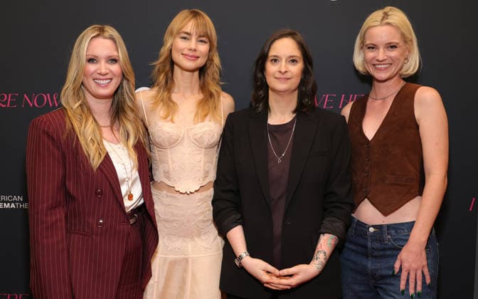 Los Angeles CA March 12-: Lara Clear, Lucy Fry, Julie Pacino, Sarah Rich at the Los Angeles Premiere Of I Live Here Now at the Aero Theatre in Santa Monica on March 3, 2026- Credit: AdMedia March 3, 2026.Copyright AdMedia Santa Monica USA - ZUMAa123 20260312_zaa_a123_164 Copyright: xADx
