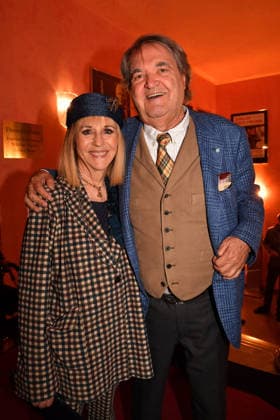 Patricia Riekel und Helmut Markwort bei Der Abschiedsbrief Theater Premiere am 12.03.2026 in der Komoedie Bayerischer Hof in Muenchen Der Abschiedsbrief Premiere in der Komoedie im Hotel Bayerischer Hof in Muenchen