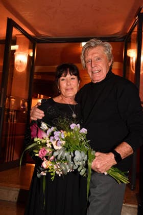 Claudia Solbach und Sigmar Solbach bei Der Abschiedsbrief Theater Premiere am 12.03.2026 in der Komoedie Bayerischer Hof in Muenchen Der Abschiedsbrief Premiere in der Komoedie im Hotel Bayerischer Hof in Muenchen
