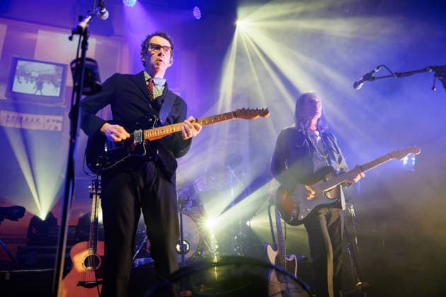 Belle and Sebastian live in Oslo, Norway Oslo, Norway. 11th, March 2026. The Scottish indie pop band Belle and Sebastian performs a live concert at Rockefeller in Oslo. Here guitarist Stevie Jacksons (L) and Bobby Kildea (R) are seen live on stage. Norway, Oslo  Copyright: xGonzalesxPhoto KetilxMartinsenx