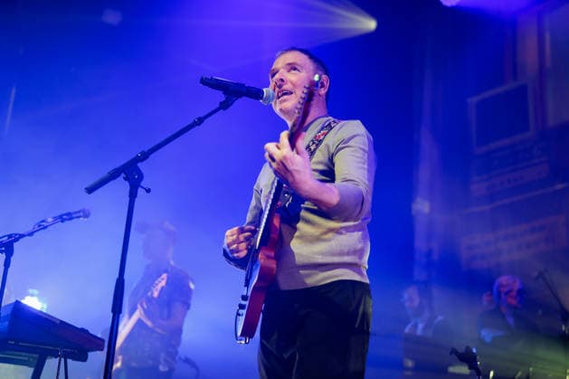 Belle and Sebastian live in Oslo, Norway Oslo, Norway. 11th, March 2026. The Scottish indie pop band Belle and Sebastian performs a live concert at Rockefeller in Oslo. Here singer and musician Stuart Murdoch is seen live on stage. Norway, Oslo  Copyright: xGonzalesxPhoto KetilxMartinsenx