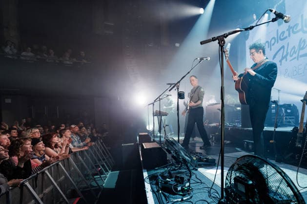 Belle and Sebastian live in Oslo, Norway Oslo, Norway. 11th, March 2026. The Scottish indie pop band Belle and Sebastian performs a live concert at Rockefeller in Oslo. Here singer and musician Stuart Murdoch (L) is seen live on stage with guitarist Stevie Jackson (R). Norway, Oslo  Copyright: xGonzalesxPhoto KetilxMartinsenx