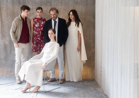 Roberto Torretta presents his new collection at OMODA Madrid es Moda Models pose during the showroom, on March 13, 2026, in Madrid Spain Roberto Torretta has presented his new collection through a shooting in his showroom, a space designed by Patricia Urquiola 13 MARCH 2026 Madrid Madrid Madrid Spain  Copyright: xEduardoxParrax 7362765