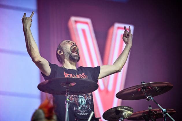 Ultra Vomit At Zenith - Paris Ultra Vomit, Emmanuel Colombier, Manard performs at the Zenith in Paris, France on March 12, 2026. Photo by Christophe Meng ABACAPRESS.COM Paris France  Copyright: xMengxChristophe ABACAx