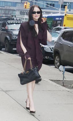 NEW YORK, NY- MARCH 12: Lola Tung seen at The Drew Barrymore Show on March 12, 2026 in New York City. Copyright: xRWx