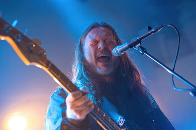 Motorpsycho live in Bergen, Norway Bergen, Norway. 12th, March 2026. The Norwegian psychedelic rock band Motorpsycho performs a live concert at Landmark in Bergen. Here vocalist and bass player Bent Saether is seen live on stage. Norway, Bergen  Copyright: xGonzalesxPhoto JarlexH.xMoex