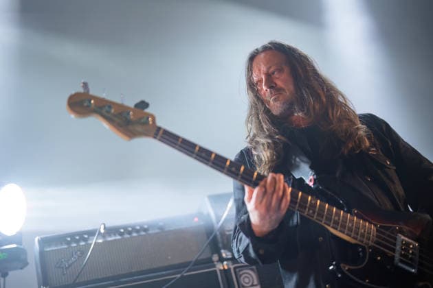 Motorpsycho live in Bergen, Norway Bergen, Norway. 12th, March 2026. The Norwegian psychedelic rock band Motorpsycho performs a live concert at Landmark in Bergen. Here vocalist and bass player Bent Saether is seen live on stage. Norway, Bergen  Copyright: xGonzalesxPhoto JarlexH.xMoex