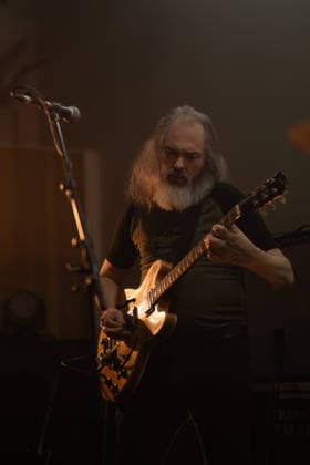 Motorpsycho live in Bergen, Norway Bergen, Norway. 12th, March 2026. The Norwegian psychedelic rock band Motorpsycho performs a live concert at Landmark in Bergen. Here vocalist and guitarist Hans Magnus Ryan is seen live on stage. Norway, Bergen  Copyright: xGonzalesxPhoto JarlexH.xMoex