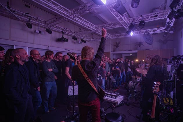 Motorpsycho live in Bergen, Norway Bergen, Norway. 12th, March 2026. The Norwegian psychedelic rock band Motorpsycho performs a live concert at Landmark in Bergen. Norway, Bergen  Copyright: xGonzalesxPhoto JarlexH.xMoex