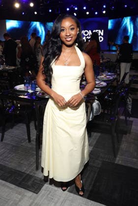 LOS ANGELES, CA - MARCH 12: Alexis Chikaeze at the 2026 ESSENCE Black Women In Hollywood Awards at Fairmont Century Plaza on March 12, 2026 in Los Angeles, California. Copyright: xWalikxGoshornx