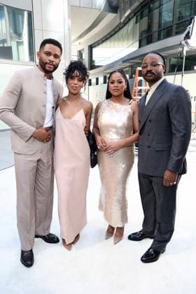 LOS ANGELES, CA - MARCH 12: Nnamdi Asomugha, Kerry Washington, Zinzi Coogler and Ryan Coogler at the 2026 ESSENCE Black Women In Hollywood Awards at Fairmont Century Plaza on March 12, 2026 in Los Angeles, California. Copyright: xWalikxGoshornx