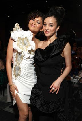 LOS ANGELES, CA - MARCH 12: Zendaya and Chase Infiniti at the 2026 ESSENCE Black Women In Hollywood Awards at Fairmont Century Plaza on March 12, 2026 in Los Angeles, California. Copyright: xWalikxGoshornx