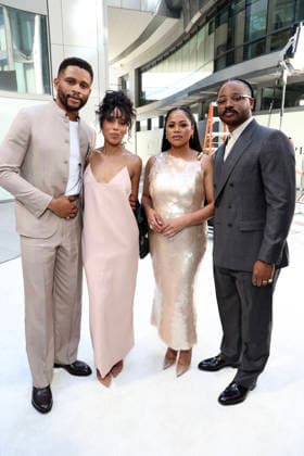 LOS ANGELES, CA - MARCH 12: Nnamdi Asomugha, Kerry Washington, Zinzi Coogler and Ryan Coogler at the 2026 ESSENCE Black Women In Hollywood Awards at Fairmont Century Plaza on March 12, 2026 in Los Angeles, California. Copyright: xWalikxGoshornx