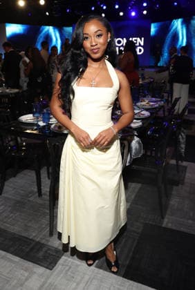 LOS ANGELES, CA - MARCH 12: Alexis Chikaeze at the 2026 ESSENCE Black Women In Hollywood Awards at Fairmont Century Plaza on March 12, 2026 in Los Angeles, California. Copyright: xWalikxGoshornx