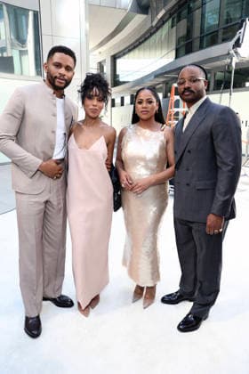 LOS ANGELES, CA - MARCH 12: Nnamdi Asomugha, Kerry Washington, Zinzi Coogler and Ryan Coogler at the 2026 ESSENCE Black Women In Hollywood Awards at Fairmont Century Plaza on March 12, 2026 in Los Angeles, California. Copyright: xWalikxGoshornx