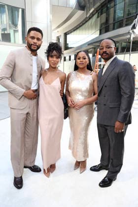 LOS ANGELES, CA - MARCH 12: Nnamdi Asomugha, Kerry Washington, Zinzi Coogler and Ryan Coogler at the 2026 ESSENCE Black Women In Hollywood Awards at Fairmont Century Plaza on March 12, 2026 in Los Angeles, California. Copyright: xWalikxGoshornx